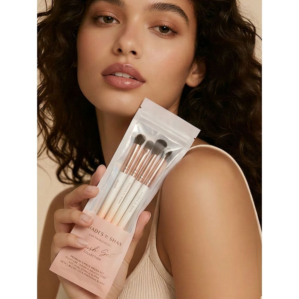 Shades By Shan Bridal Eye Brush Set – IPSY ICONBOX 5pc Featured Clean Girl Glam